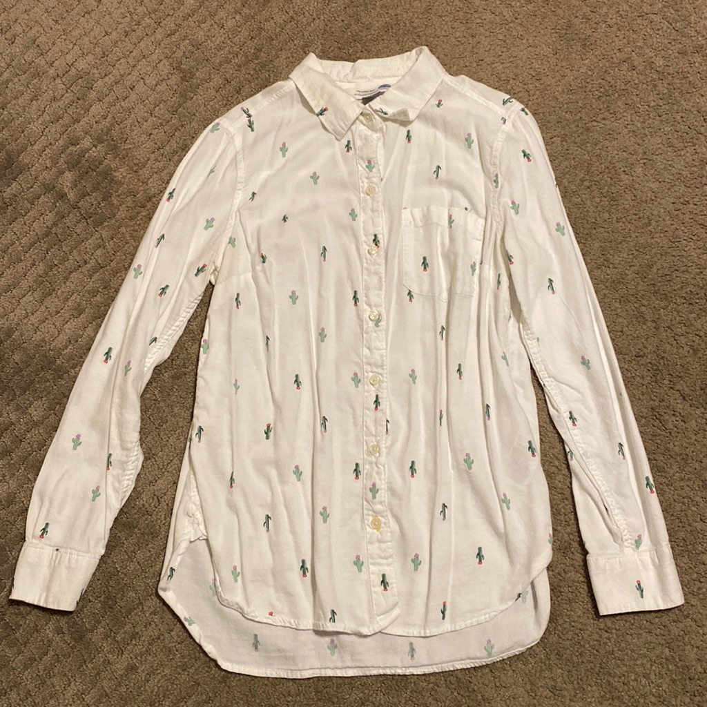 Cactus Button Up